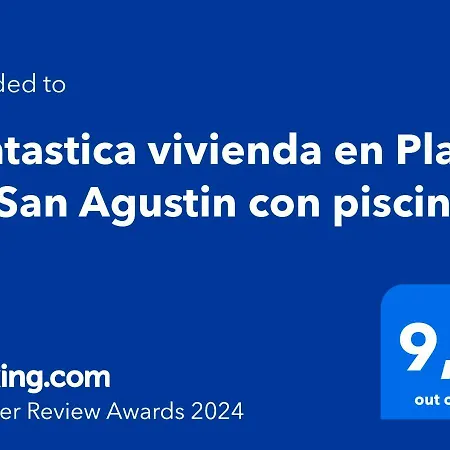 Dom wakacyjny Fantastica Vivienda En Playa De Con Piscina San Agustín